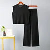 Loose Casual Two Piece Set Large Solid Color Fashion
