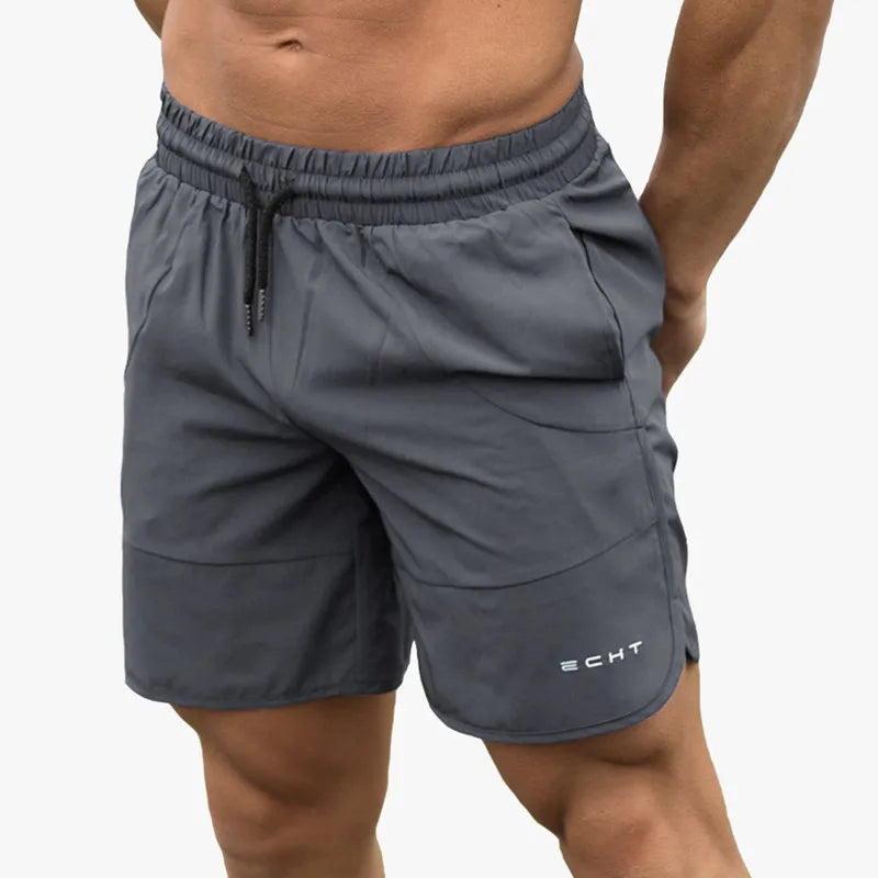 Men Gym Fitness Loose Shorts