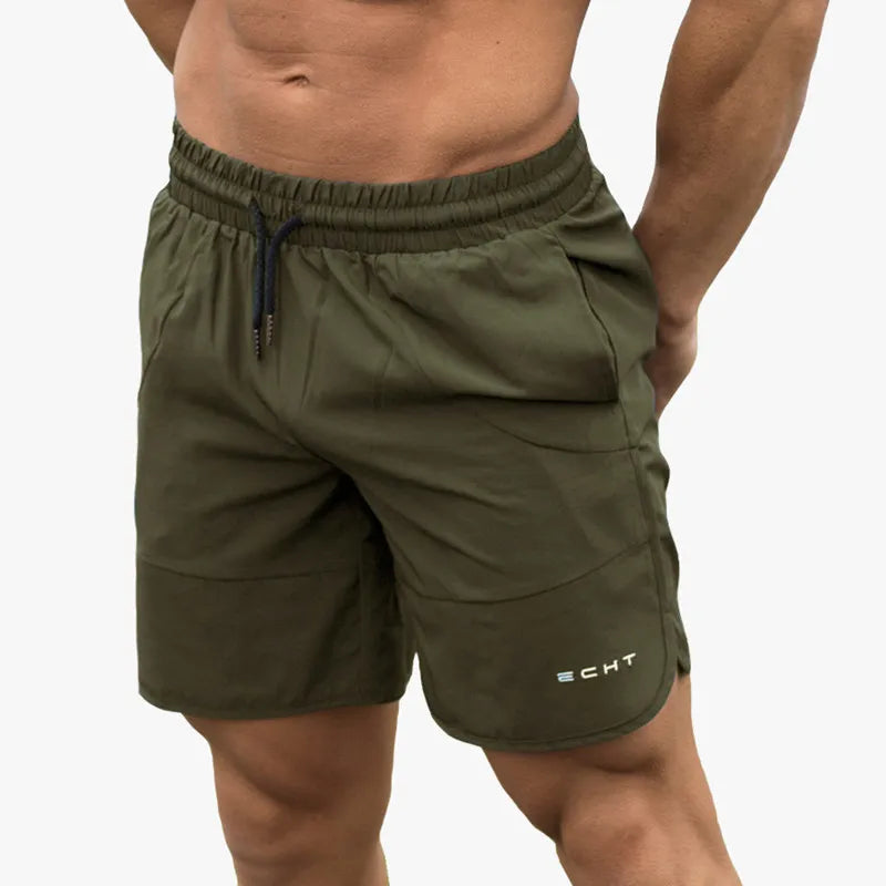 Men Gym Fitness Loose Shorts