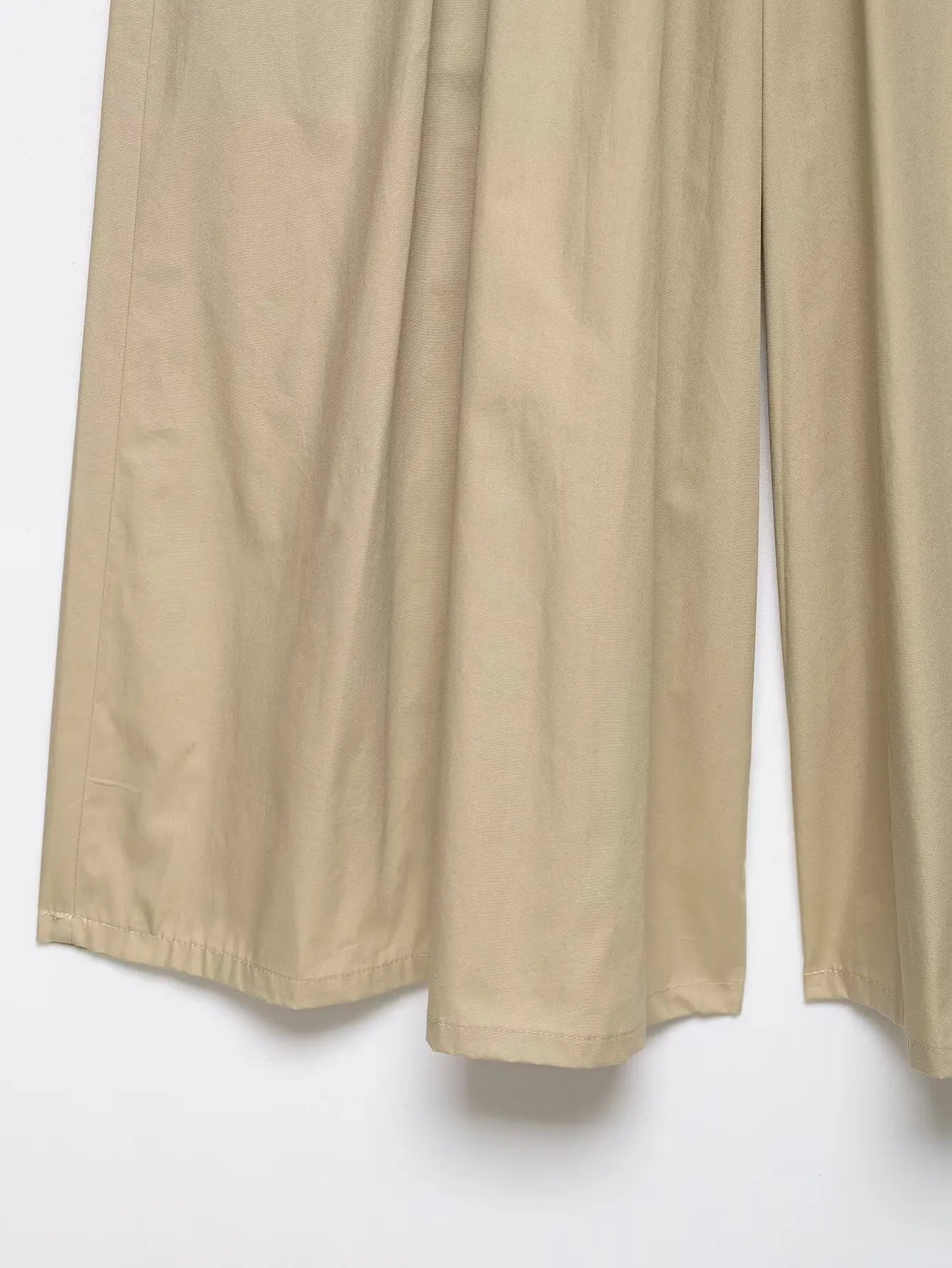 Women's  Spring Wide-Leg Shorts with Belt