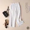 Linen Wide-leg Casual Pants