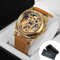 Forsining Royal Retro Skeleton Automatic Mechanical Watch for Men