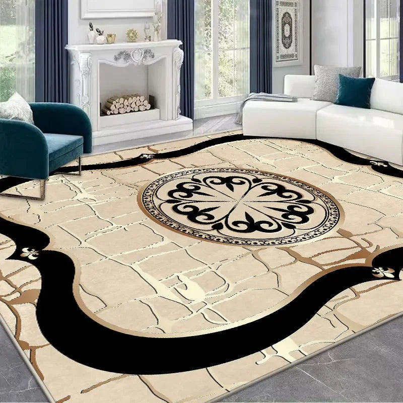 The Sovereign Plush Geometric Rug