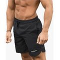 Men's Summer Quick-drying Breathable Loose Running Shorts Stretch Breathable Cool Beach Elastic Waist Gym Fitness Shorts