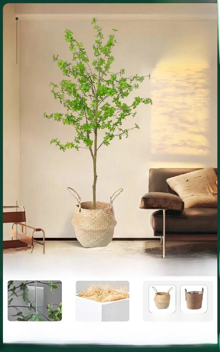 Indoor Living Room Decorative Faux-Beech Tree