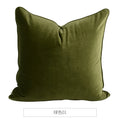 Medicci Home Luxurious Italy Velvet Pillowslip Throw Pillow Covers High Grade Solid Color Cushion Case For Living Room Sofa Bed