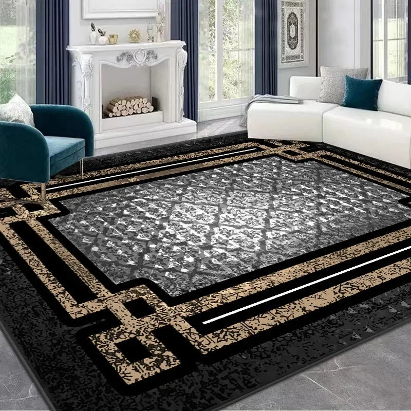 The Sovereign Plush Geometric Rug