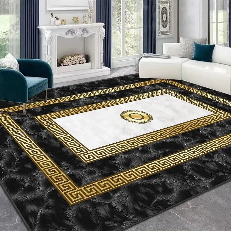 The Sovereign Plush Geometric Rug