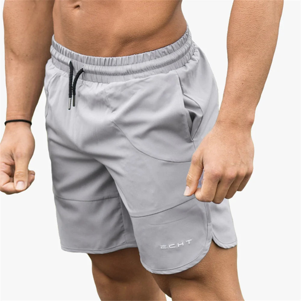 Men Gym Fitness Loose Shorts