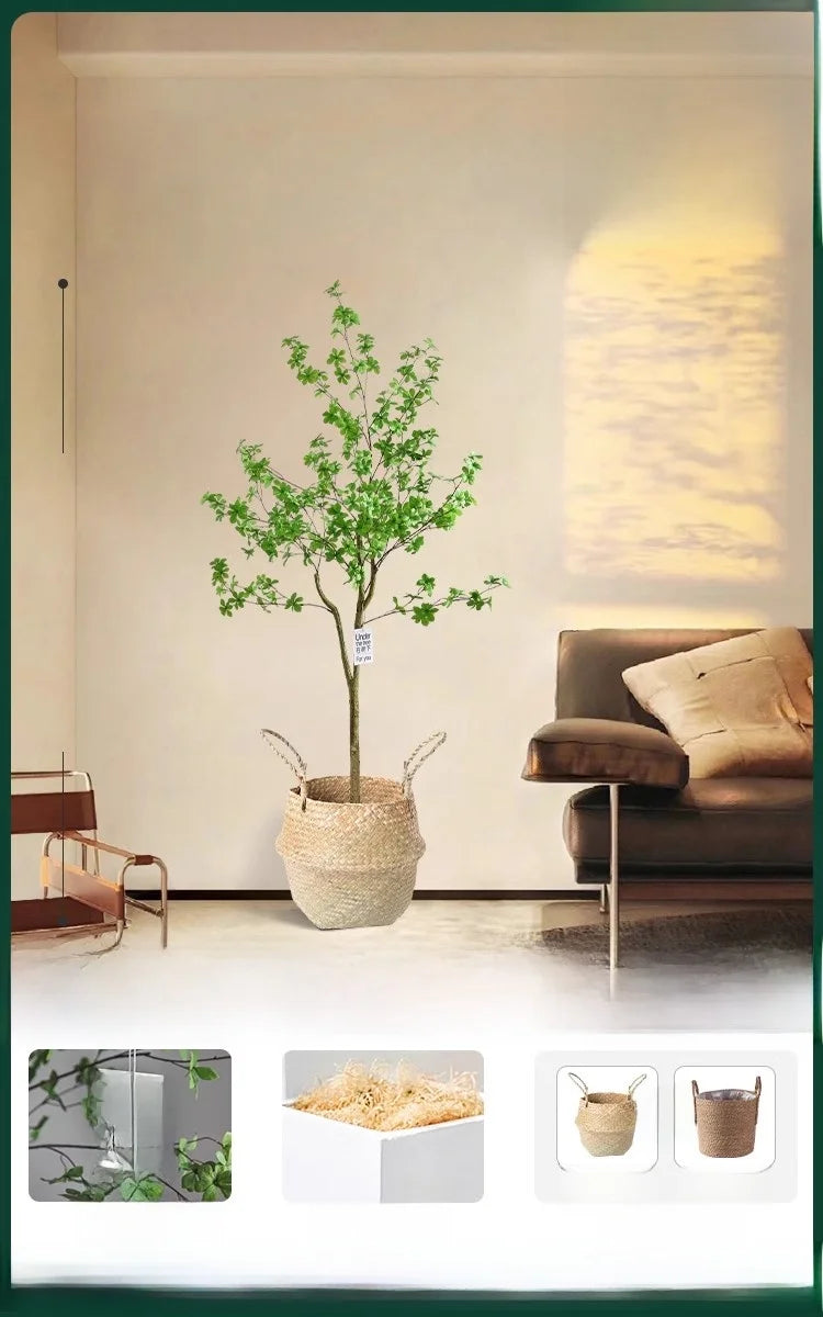 Indoor Living Room Decorative Faux-Beech Tree