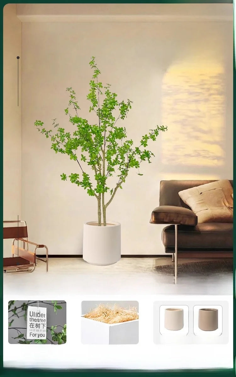 Indoor Living Room Decorative Faux-Beech Tree