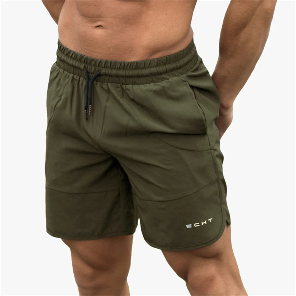 Men Gym Fitness Loose Shorts
