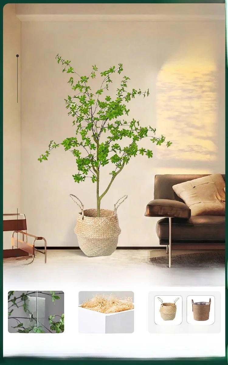 Indoor Living Room Decorative Faux-Beech Tree