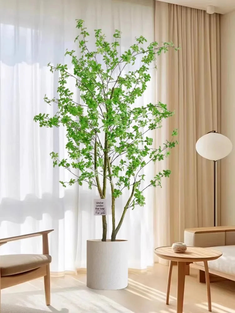 Indoor Living Room Decorative Faux-Beech Tree