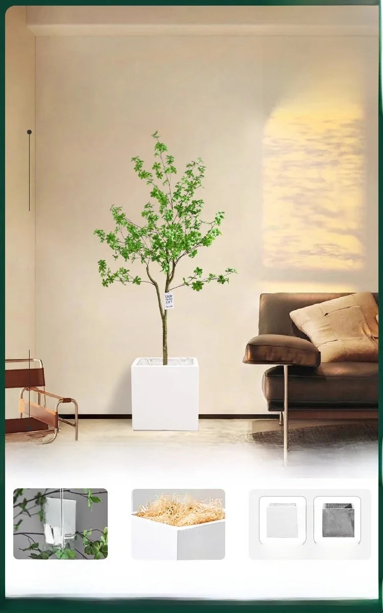 Indoor Living Room Decorative Faux-Beech Tree