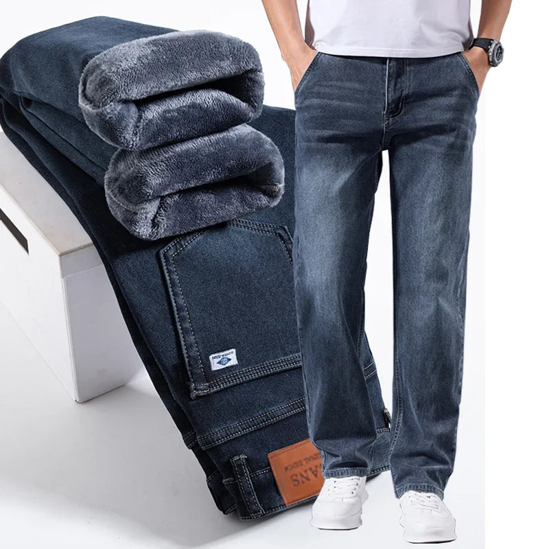 Retro loose straight leg jeans