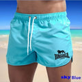 Men's Beach Shorts Lonsdale-Print Sport Running Pants Shorts Swimwear Movement Quick Dry Surf Shorts Swimwear